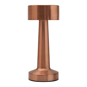 Stolní lampa z nerezové oceli, měděná