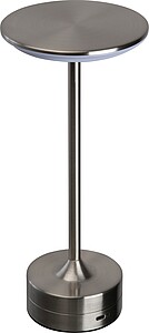 Stolní lampa z nerezové oceli, šedá - reklamní předměty