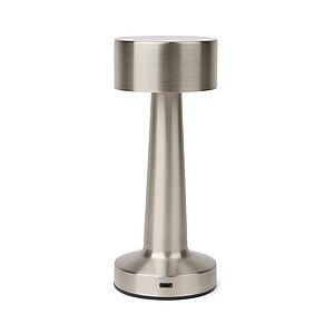 Stolní lampa z RCS recyklovaného ABS, šedá