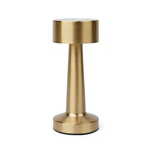 Stolní lampa z RCS recyklovaného ABS, zlatá
