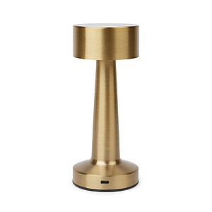Stolní lampa z RCS recyklovaného ABS, zlatá