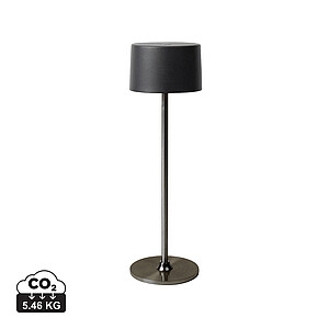 Stolní lampa z recyklovaného plastu, antracitová