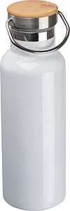 Sublimační láhev z nerezové oceli 500 ml, bílá - reklamní předměty