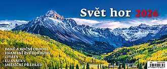 Svět hor 2026, stolní kalendář