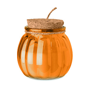Svíčka z rostlinného vosku, oranžová