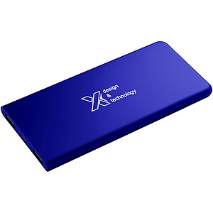 Svítící powerbanka SCX.design P15 5000 mAh, modrá