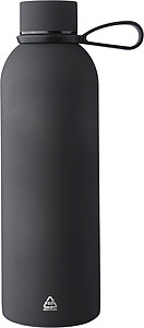 TADEOLA Dvoustěnná vakuová termoska z recyklované nerezové oceli, 500 ml, černá