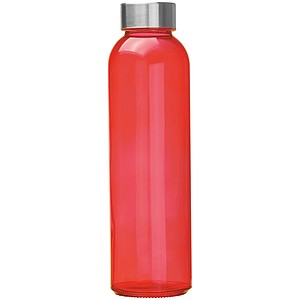 TANGARA Skleněná láhev na pití, 500ml, červená