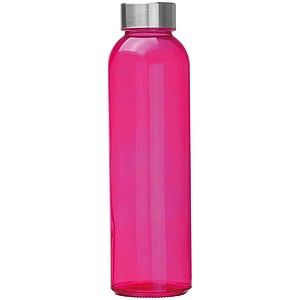 TANGARA Skleněná láhev na pití, 500ml, fuksiová