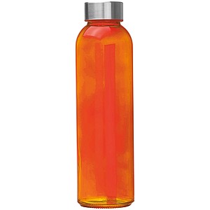 TANGARA Skleněná láhev na pití, 500ml, oranžová