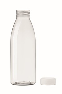 TAPURA Plastová láhev na vodu z transparentního RPET, objem 500 ml, bílá