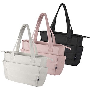 Taška na notebook velikosti 15,6” z recyklovaného GRS, jemně růžová