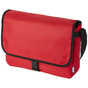 Taška přes rameno z RPET, červená - tašky s potiskem