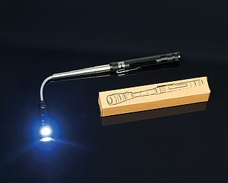 Teleskopická LED svítilna s magnetem