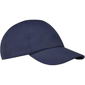 TERMINI Šestipanelová čepice s cool fit úpravou, námořní modrá