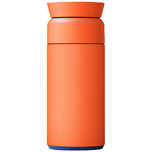 Termo láhev 350ml, z recyklovaných materiálů, oranžová