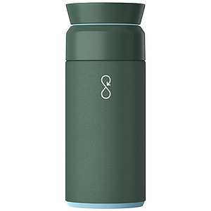 Termo láhev 350ml, z recyklovaných materiálů, zelená