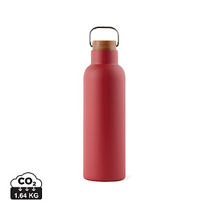 Termo láhev na pití z recyklované oceli, 800ml, červená