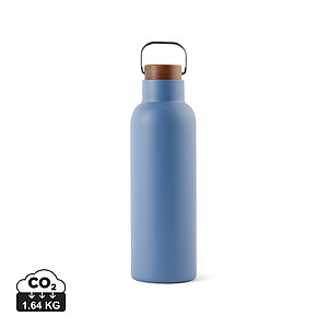Termo láhev na pití z recyklované oceli, 800ml, modrá - reklamní předměty
