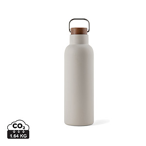 Termo láhev na pití z recyklované oceli, 800ml, šedá