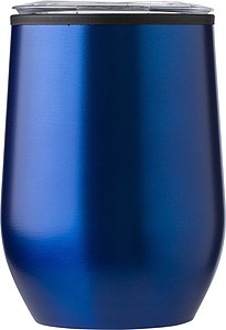 Termohrnek 300ml, z venku nerezový, kobaltově modrá