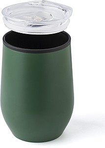 Termohrnek 300ml, z venku nerezový, zelený
