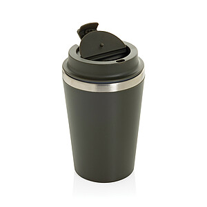 Termohrnek 350ml z RCS recyklovaného PP, tmavě zelená