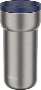 Termohrnek 375 ml z nerezové oceli, tmavě modrá - termohrnek s vlastním potiskem