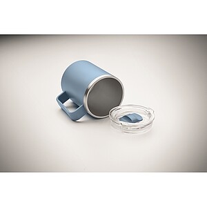 Termohrnek 400 ml, modrošedá