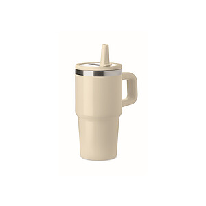 Termohrnek 500ml, béžová - termohrnek s vlastním potiskem