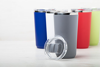 Termohrnek 500ml, nerez, plast, bílý