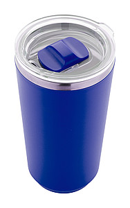Termohrnek 500ml, nerez, plast, modrý