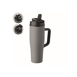 Termohrnek 900 ml, šedá