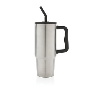 Termohrnek 900 ml z RCS recyklované nerezové oceli, stříbrná