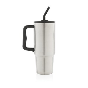 Termohrnek 900 ml z RCS recyklované nerezové oceli, stříbrná