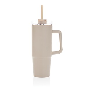 Termohrnek s madlem 750 ml z RCS recyklovaného plastu, krémová