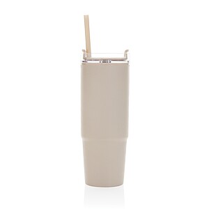 Termohrnek s madlem 750 ml z RCS recyklovaného plastu, krémová