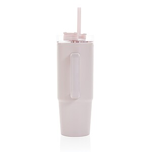 Termohrnek s madlem 900ml z RCS recyklovaného plastu, růžová