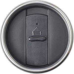 Termohrnek z bambusu s termoizolací. Objem 400ml. Středně hnědá.