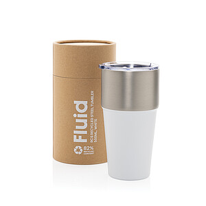 Termohrnek z RCS recyklované nerezové oceli 500 ml, bílá