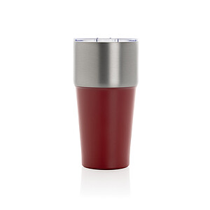 Termohrnek z RCS recyklované nerezové oceli 500 ml, červená
