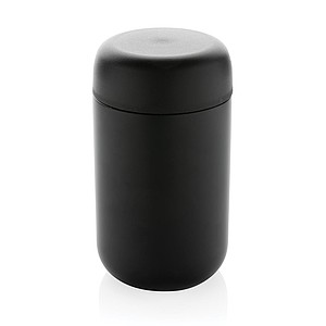 Termohrnek z recyklované oceli, 360 ml, černá