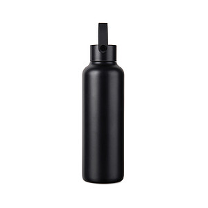 Termolahev 600 ml z recyklované oceli, černá