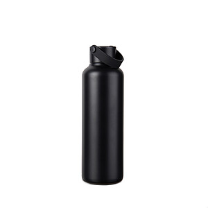 Termolahev 600 ml z recyklované oceli, černá