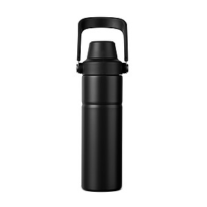 Termolahev 600 ml z recyklované oceli, černá
