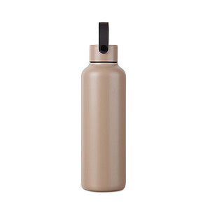 Termolahev 600 ml z recyklované oceli, tmavě béžová