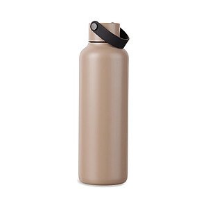Termolahev 600 ml z recyklované oceli, tmavě béžová