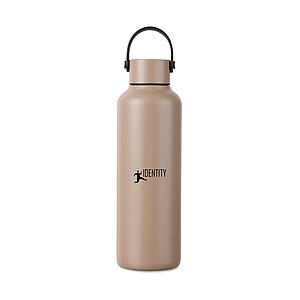 Termolahev 600 ml z recyklované oceli, tmavě béžová