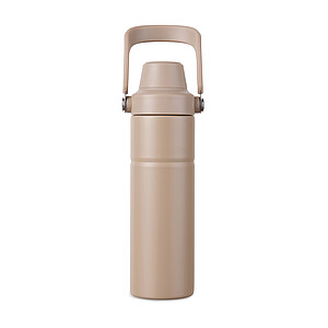 Termolahev 600 ml z recyklované oceli, tmavě béžová