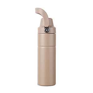 Termolahev 600 ml z recyklované oceli, tmavě béžová